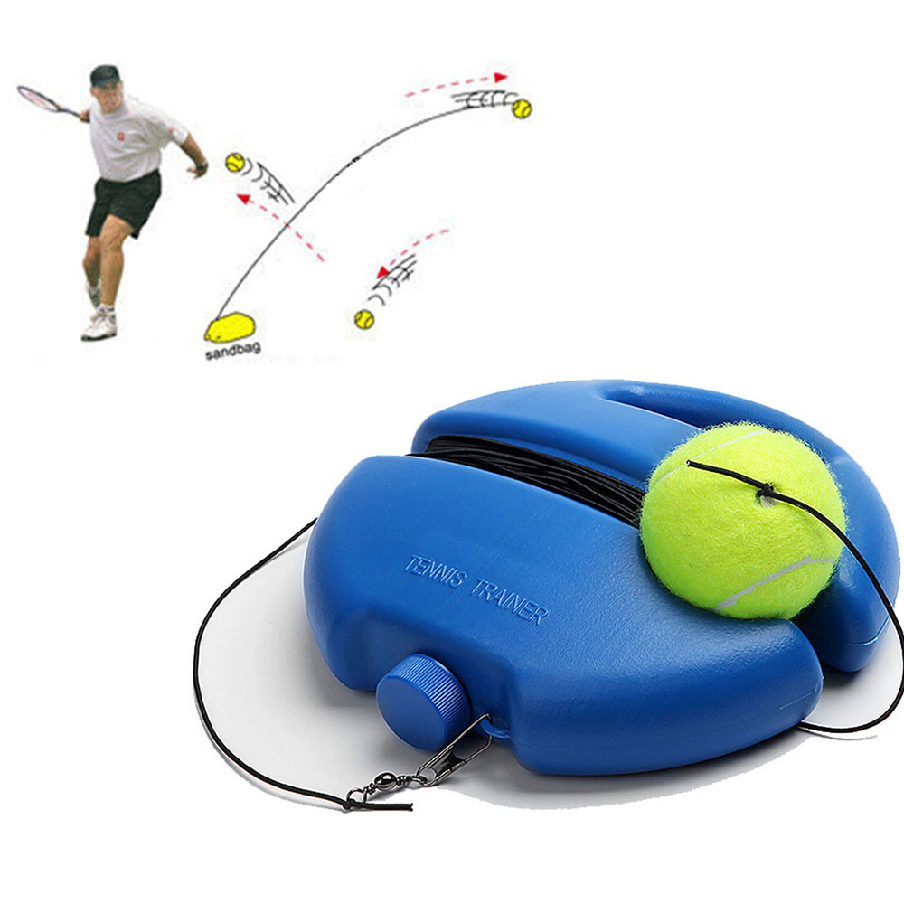 Solo Tennis Trainer Rebounder | Self-Practice Baseboard & Ball Kit