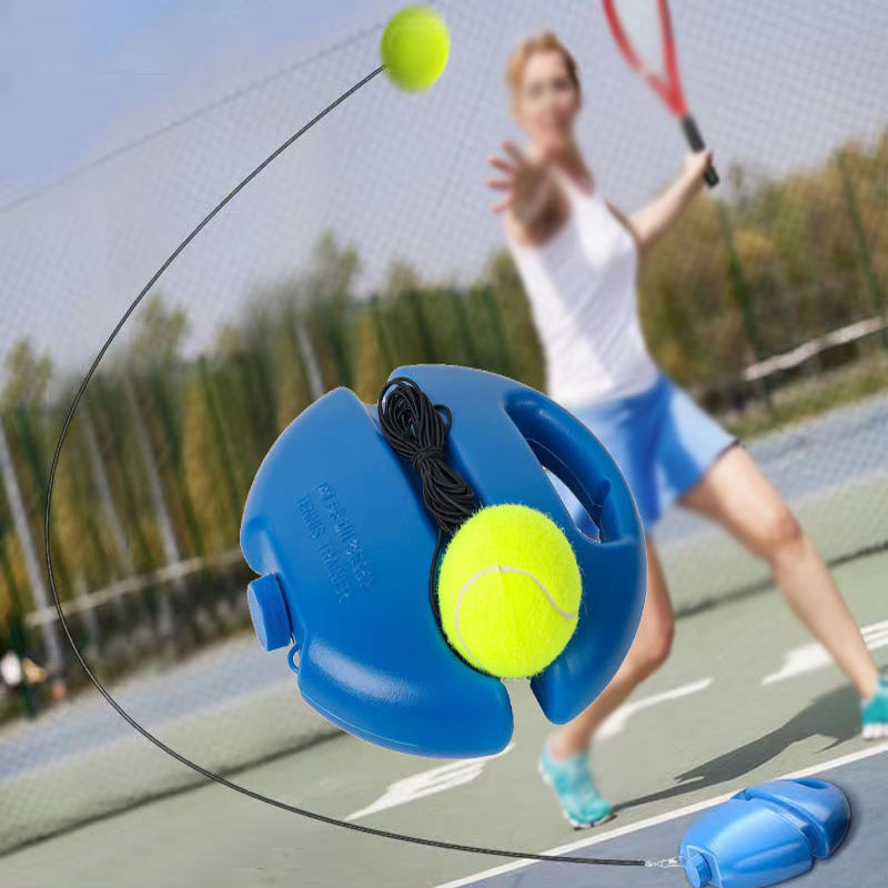 Solo Tennis Trainer Rebounder | Self-Practice Baseboard & Ball Kit