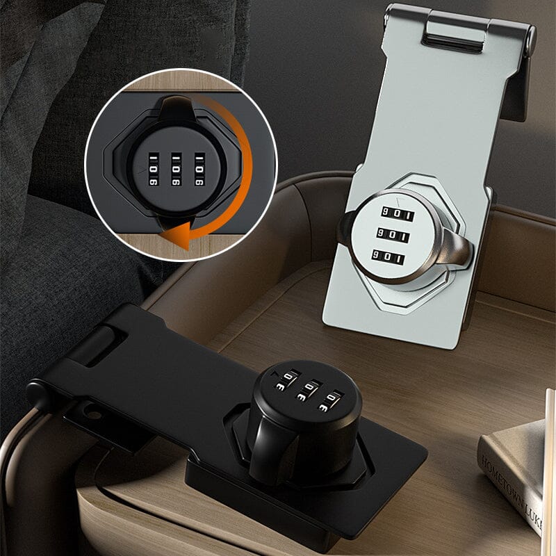Keyless Combination Cabinet Lock | Security Password Lock for Drawers & Office