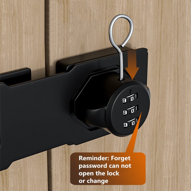 Keyless Combination Cabinet Lock | Security Password Lock for Drawers & Office