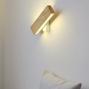 Japanese Minimalist Rectangular LED Wall Sconce with Rotatable Design