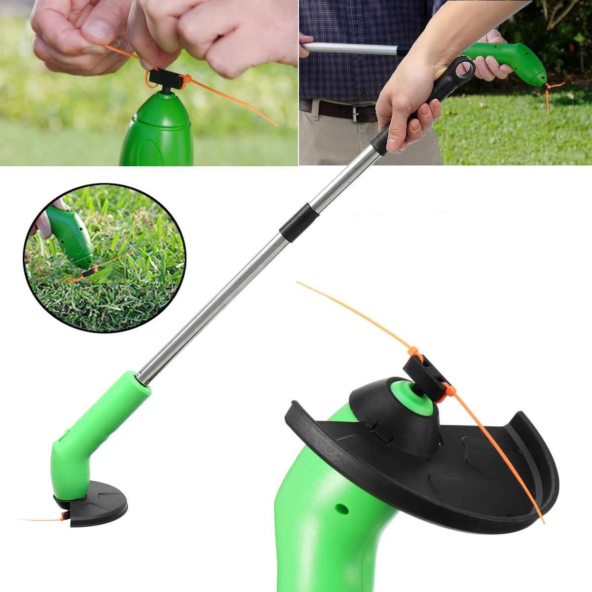 Cordless Electric Grass Trimmer – Rechargeable Handheld Weed Cutter for Lawn Edges & Garden