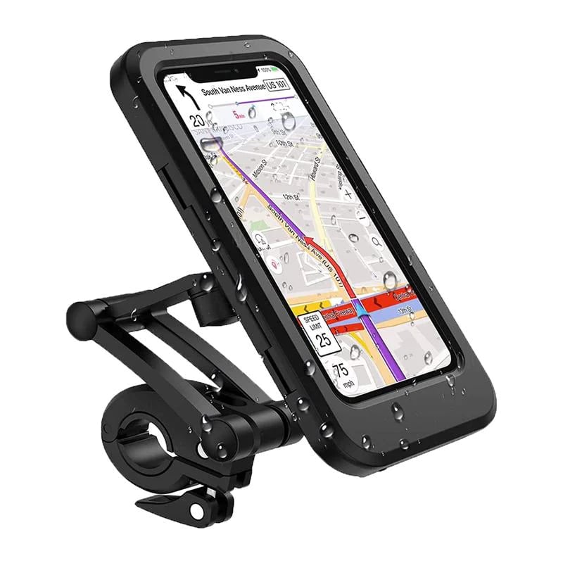 Waterproof Bike Phone Mount | Handlebar Holder & 15W Power Bank