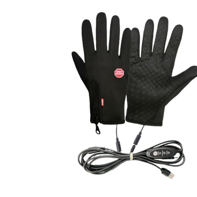 Electric Heated Winter Gloves - Waterproof with Touchscreen Function
