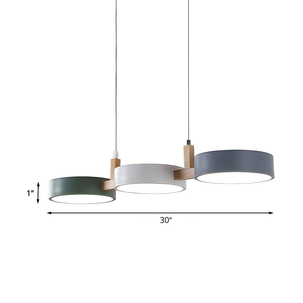 Nordic Flush Mount Ceiling Light | Modern Minimalist Kitchen & Dining Lighting