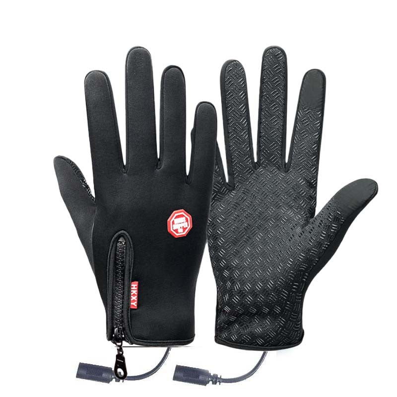 Electric Heated Winter Gloves - Waterproof with Touchscreen Function