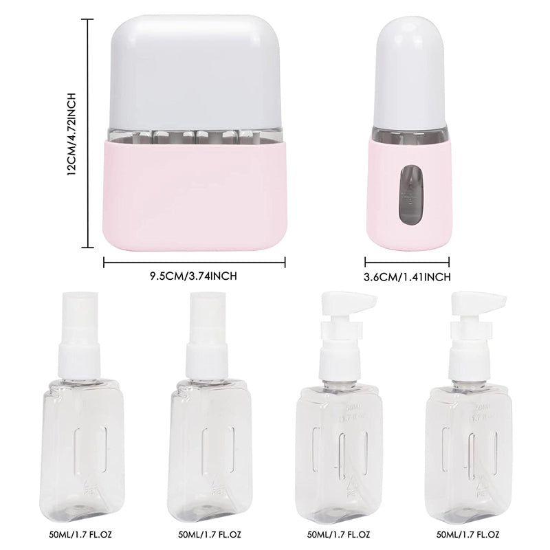 Leak-Proof Portable Travel Bottle Set | TSA Approved Shampoo & Lotion Dispenser