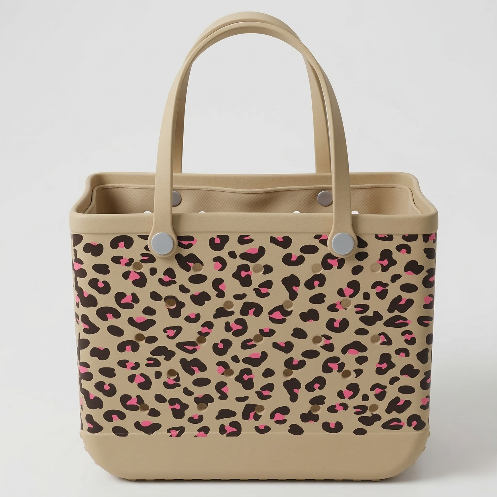 Waterproof EVA Beach Tote | Washable Ventilated Pool Bag with Drain Holes