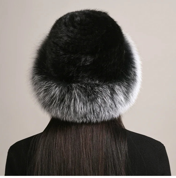 Women's Mink Fur Hat | Genuine Russian Ushanka Style Cap