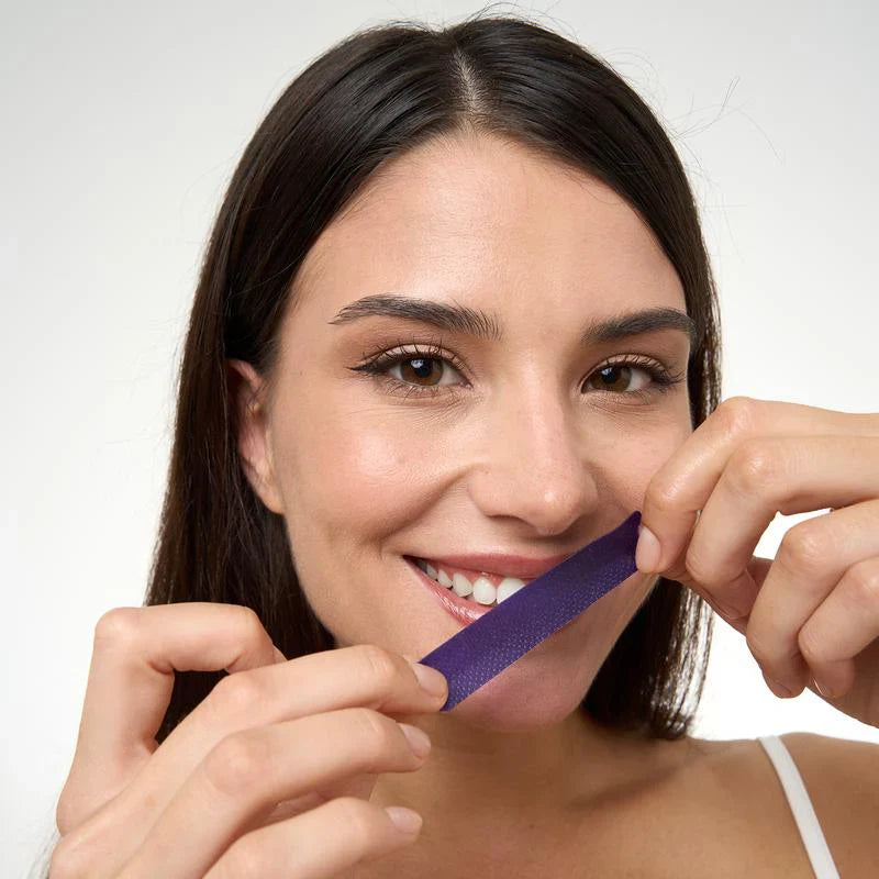 Purple Teeth Whitening Strips | Color-Correcting PAP+ Stain Removal