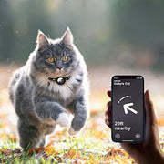 Cat GPS Tracker Collar, Reflective & Quick Release for Night Safety