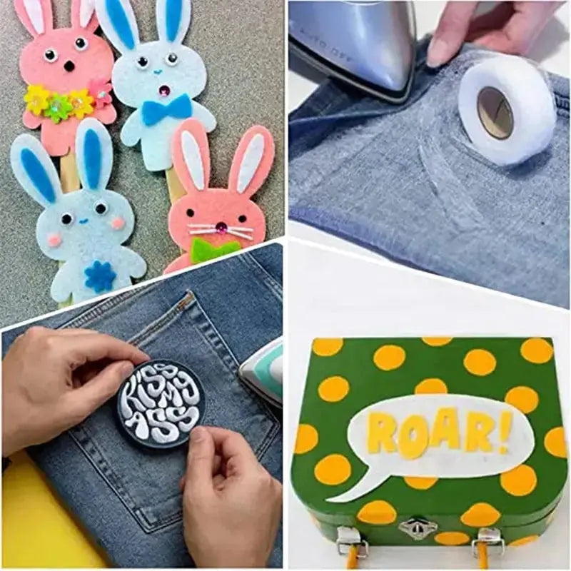Double-Sided Adhesive Fabric Tape | No-Sew Clothing Hemming Tape