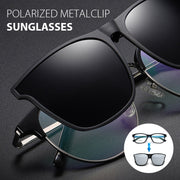 Polarized Clip-On Sunglasses | Folding Flip-Up Lenses for Prescription Glasses
