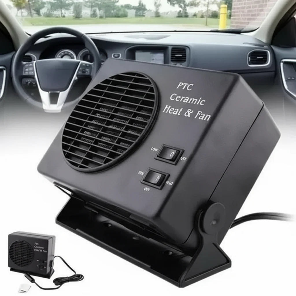 12V Ceramic Car Heater | 150W-300W Portable Defroster Fan
