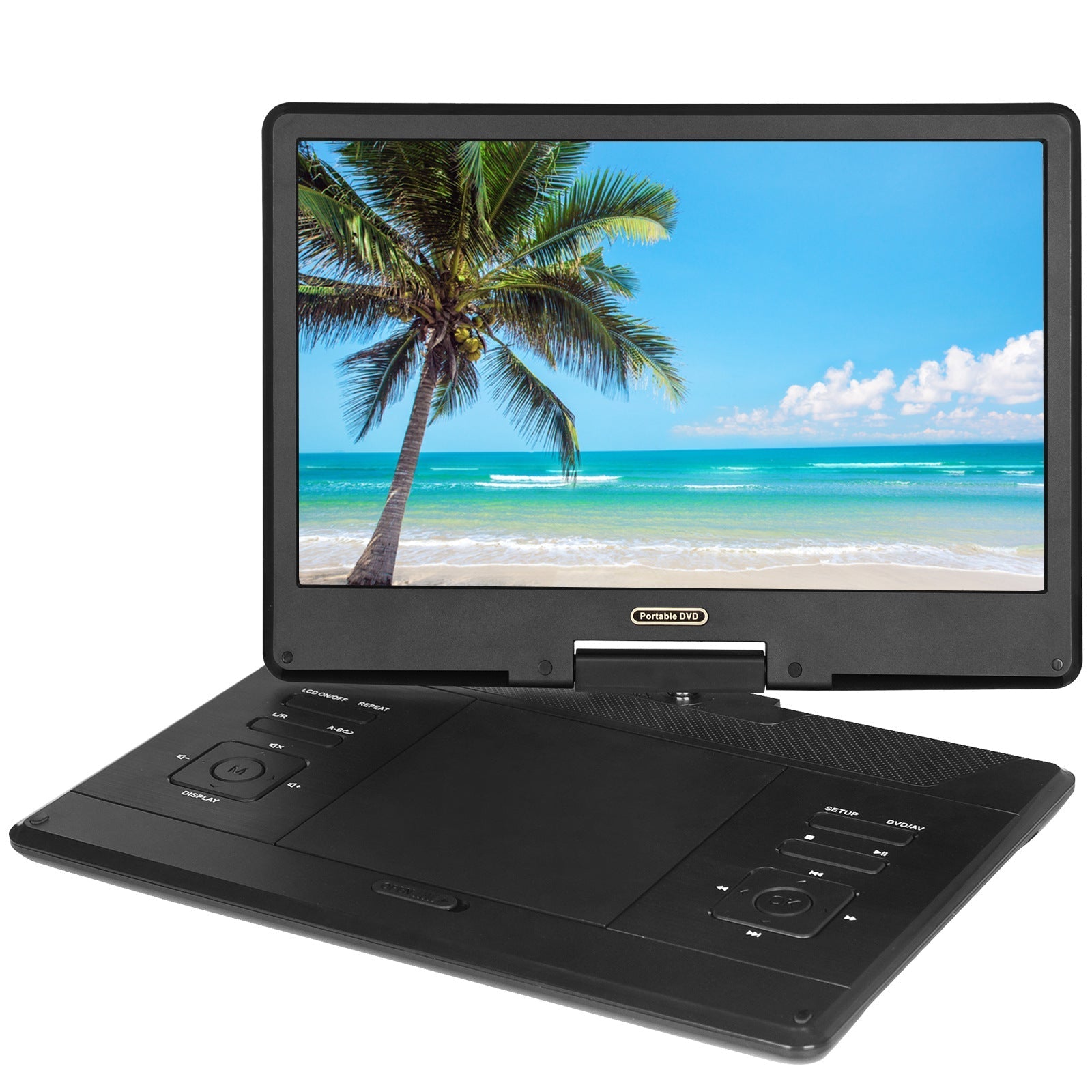 Large HD Portable DVD Player with Six Hour Battery and 15.6 Inch Screen