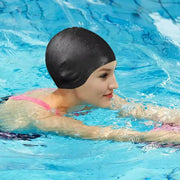 HydroFit Silicone Swim Cap with Ear Protection - Waterproof & Comfortable