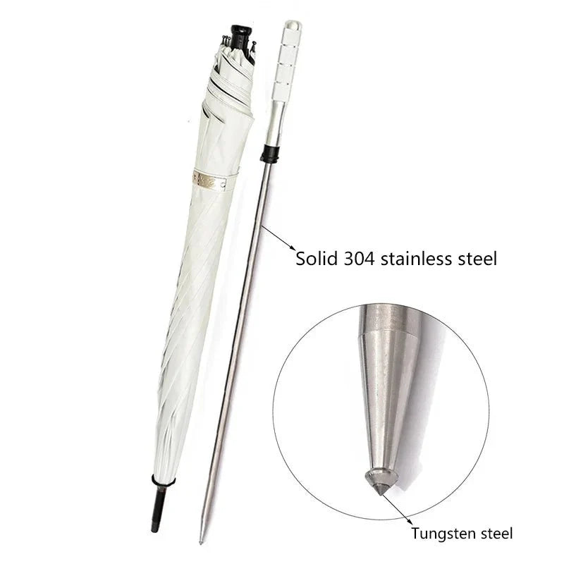 SafeTrek | 2-in-1 Windproof UV-Blocking Umbrella with Detachable Walking Cane