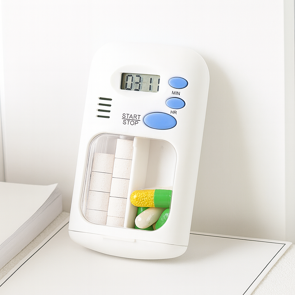 Digital Medication Reminder | Electronic Pill Organizer & Alarm Timer