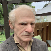 Realistic Latex Creepy Old Man Mask for Adult Halloween Costumes
