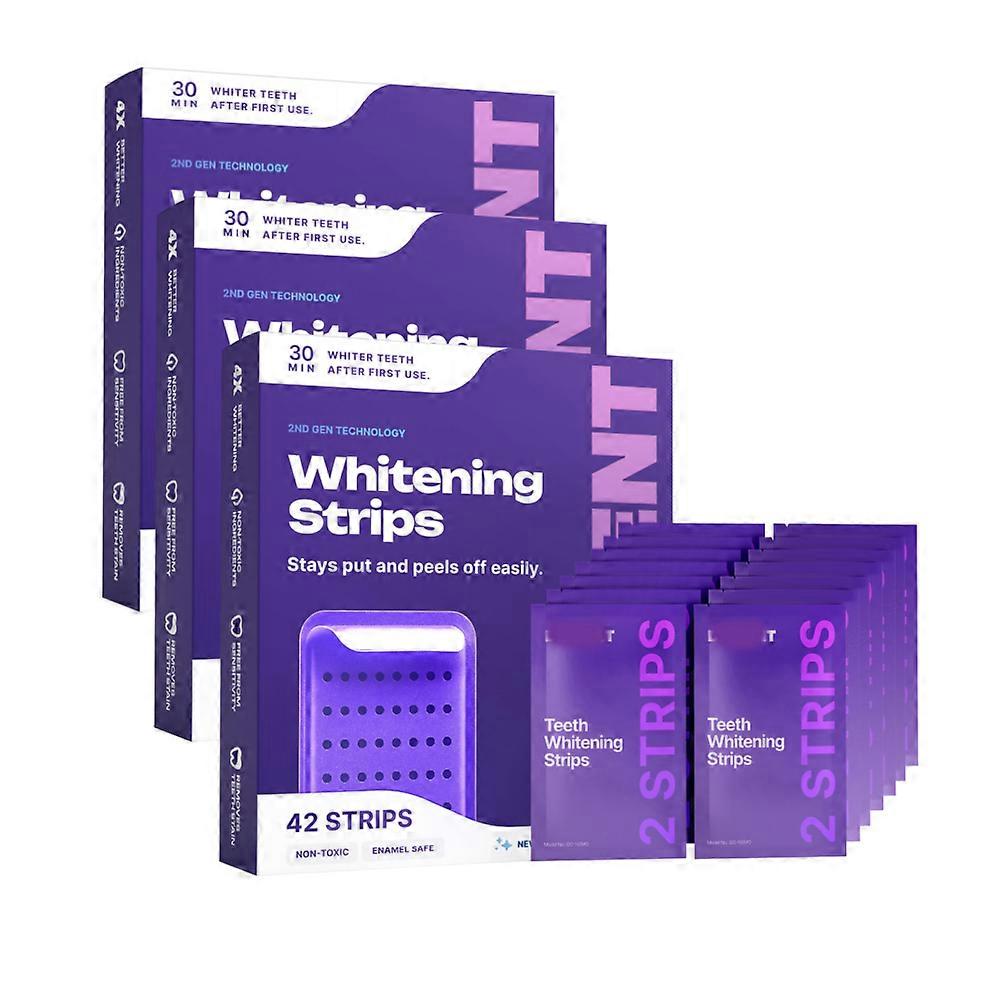 Purple Teeth Whitening Strips | Color-Correcting PAP+ Stain Removal