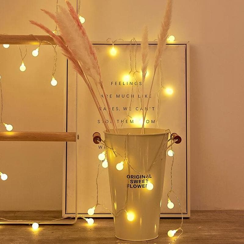 Fairy LED String Lights | Star Snowflake Flower Ball Twinkle Decor