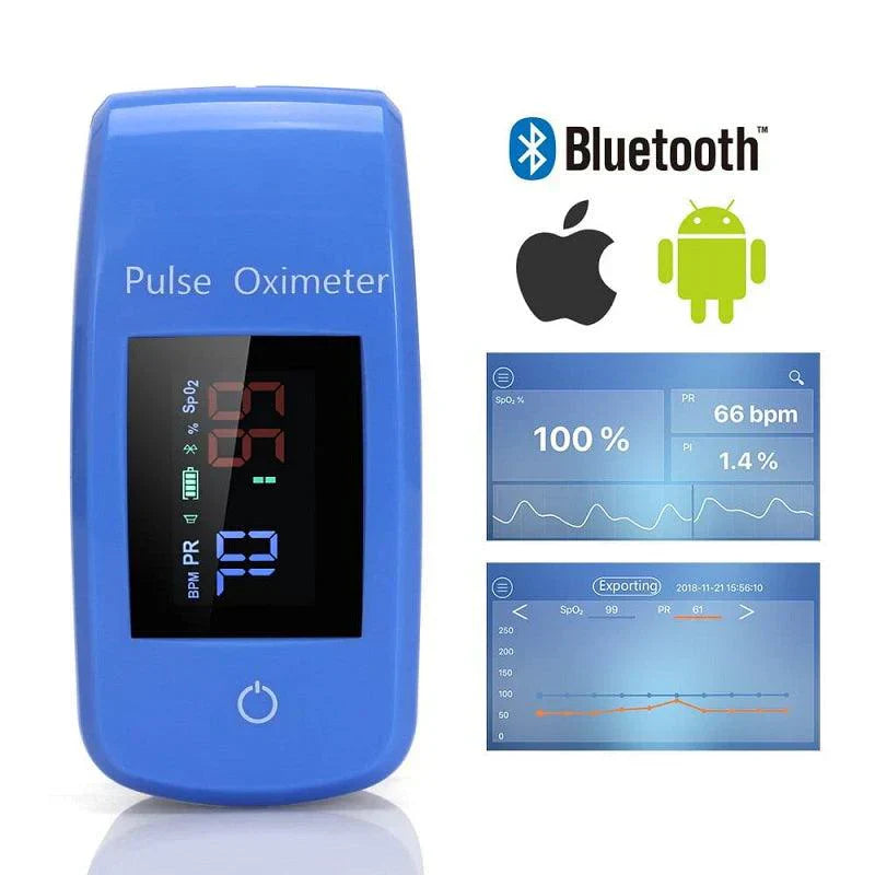 Advanced Finger Pulse Oximeter with Blood Pressure Monitoring - Accurate Health Tracker