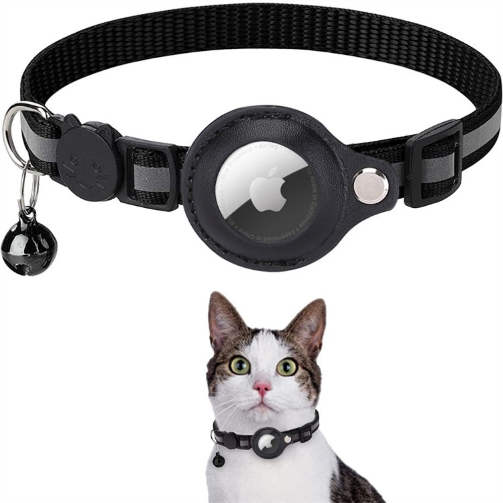 Cat GPS Tracker Collar, Reflective & Quick Release for Night Safety