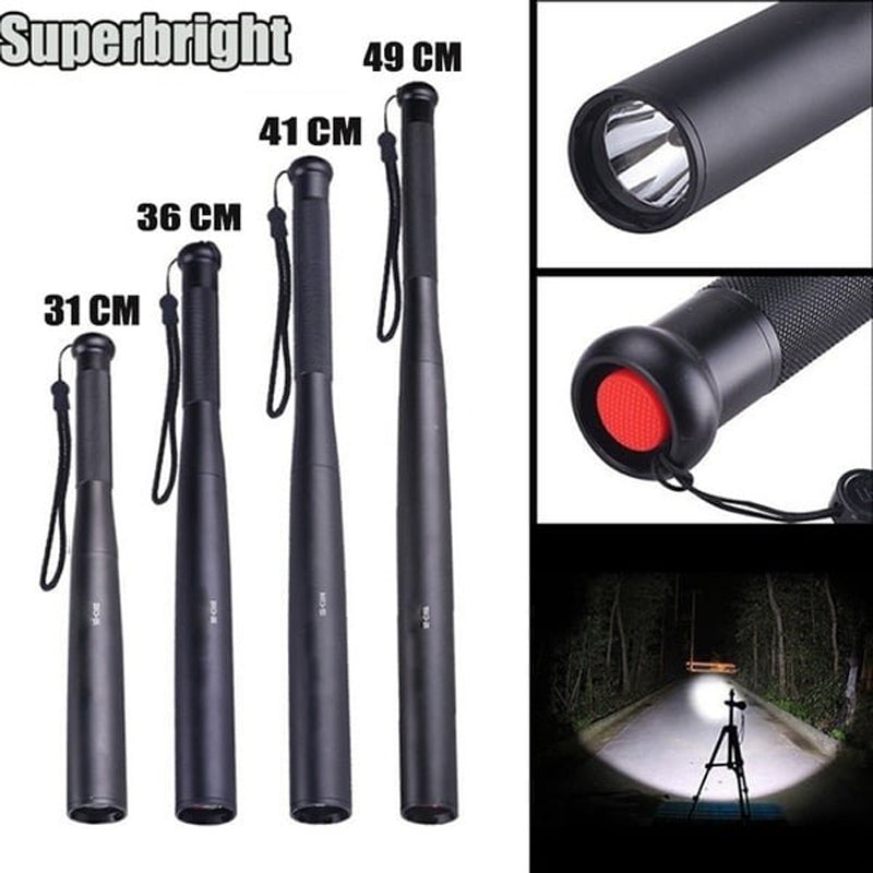 Baseball bat LED flashlight