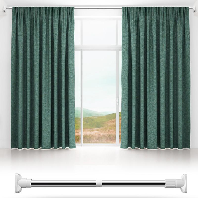 Adjustable Telescopic Clothing Rod | No Drill Tension Hanger for Closet