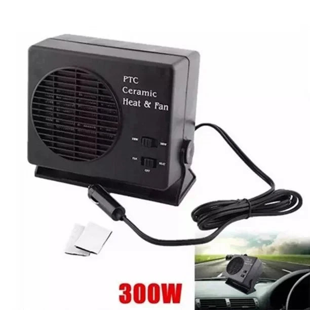 12V Ceramic Car Heater | 150W-300W Portable Defroster Fan