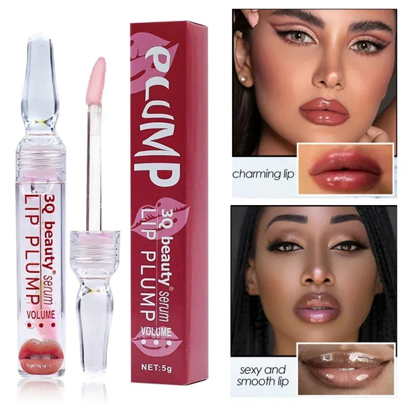 Instant Lip Plumper Serum | Hydrating Lip Filler Gloss for Volume