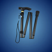 Folding Telescopic Walking Stick | Adjustable Cane for Mobility Support
