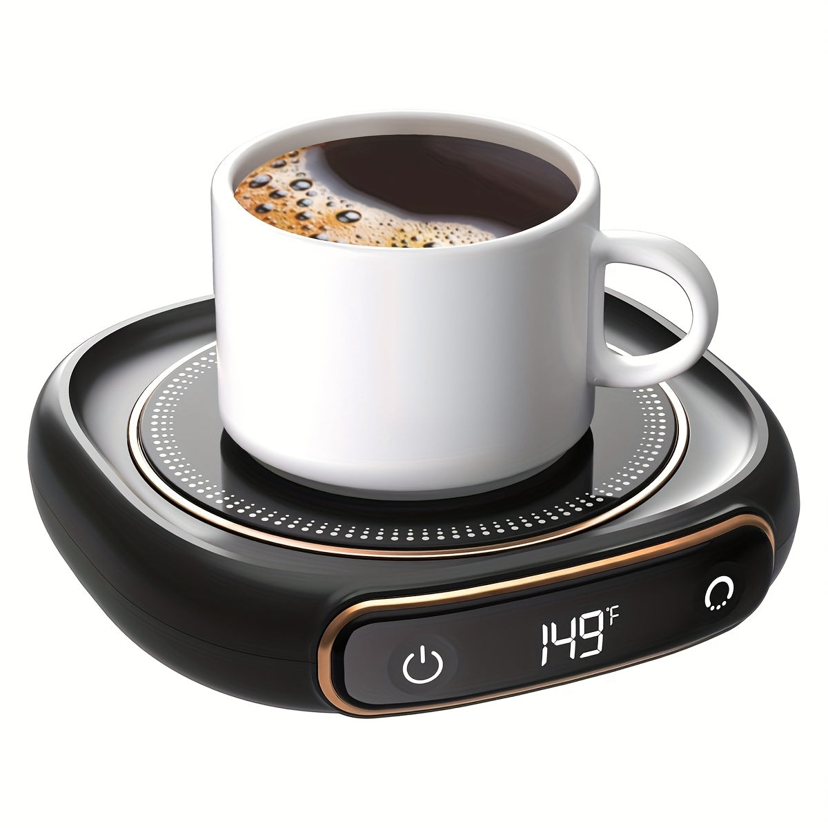 WarmDestik | Compact Smart USB Coffee Warmer Pad with Safety Timer