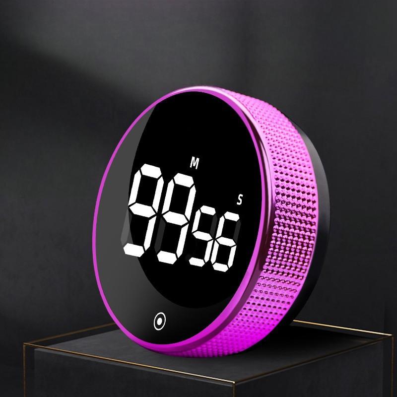 Magnetic Digital Rotary Kitchen Timer | LED Countdown & Stopwatch Alarm