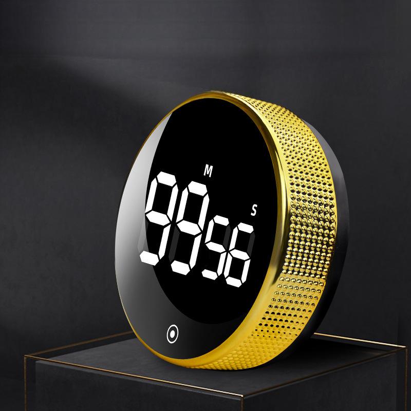 Magnetic Digital Rotary Kitchen Timer | LED Countdown & Stopwatch Alarm