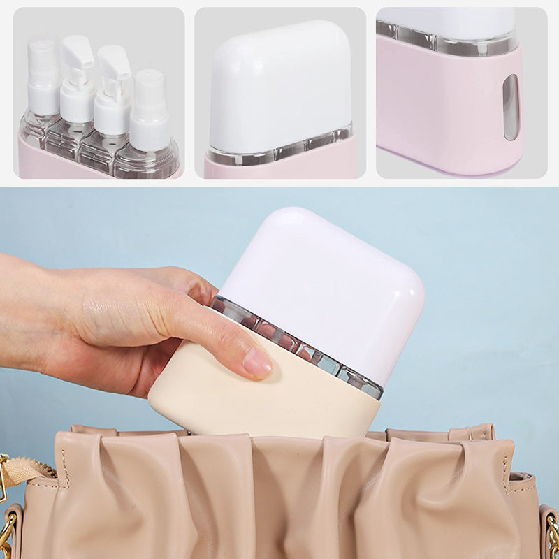 Leak-Proof Portable Travel Bottle Set | TSA Approved Shampoo & Lotion Dispenser