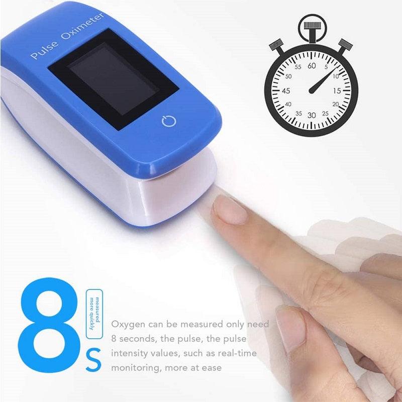 Advanced Finger Pulse Oximeter with Blood Pressure Monitoring - Accurate Health Tracker
