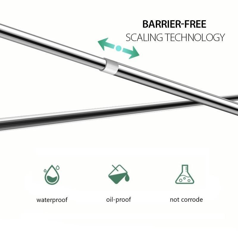 Adjustable Telescopic Clothing Rod | No Drill Tension Hanger for Closet