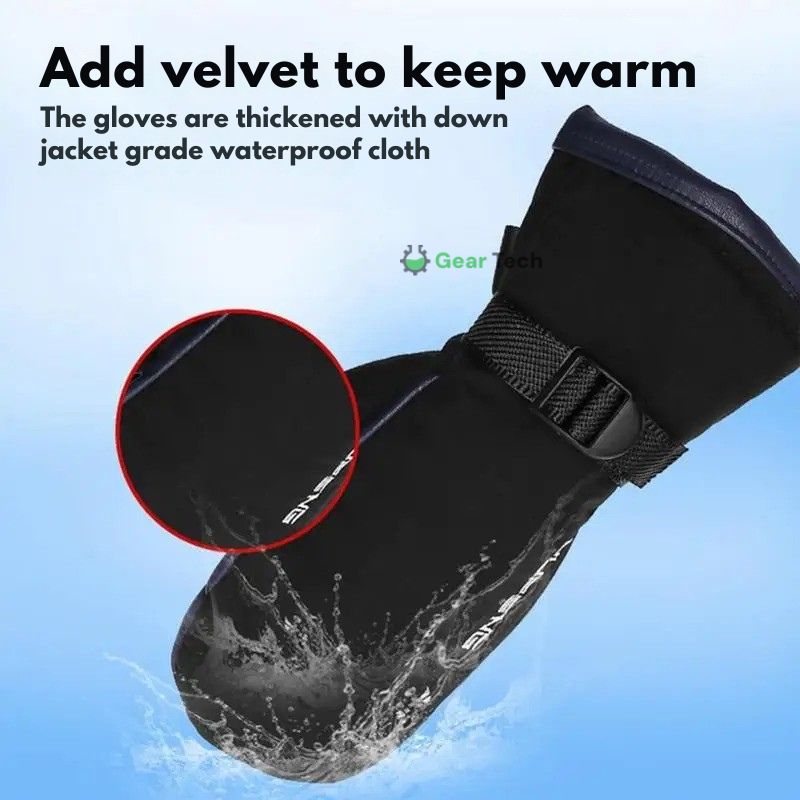 Electric Heating Hand Warmer Gloves | Dual-Sided Heating, Waterproof & USB Rechargeable for Skiing, Hiking, Mitten & Daily Use
