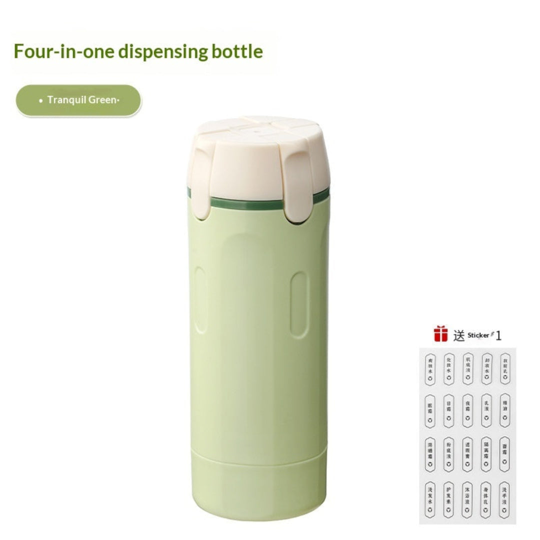4-in-1 Travel Bottle | Leakproof Toiletry Dispenser
