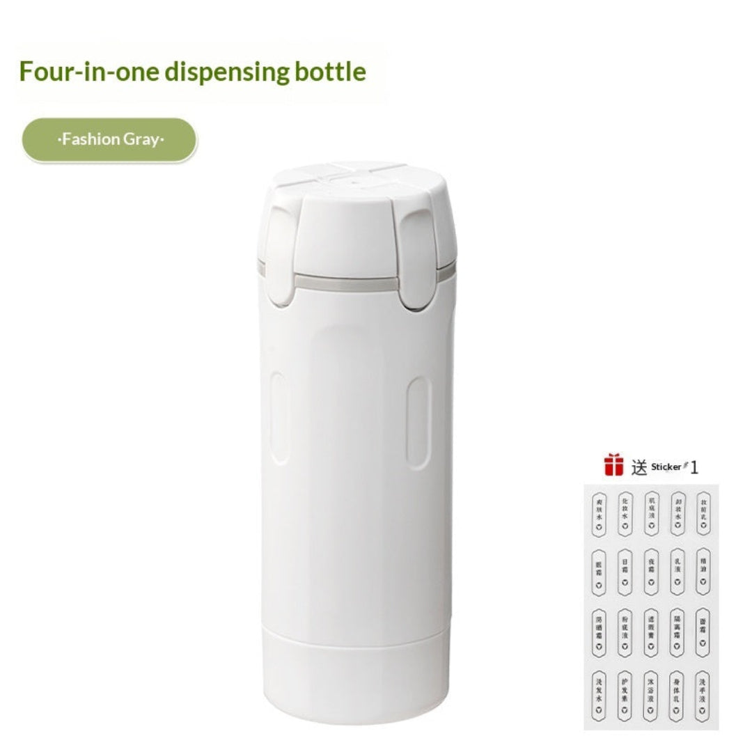 4-in-1 Travel Bottle | Leakproof Toiletry Dispenser
