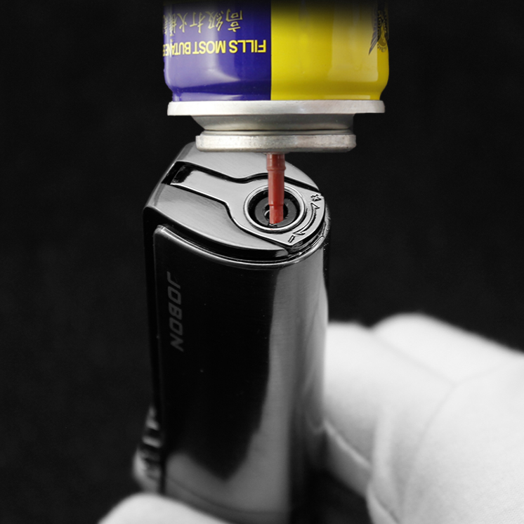 Windproof Triple Jet Torch Lighter | Butane Refillable Cigar Flame Lighter