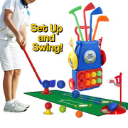 Complete Junior Golf Set for Indoor and Outdoor Practice and Play