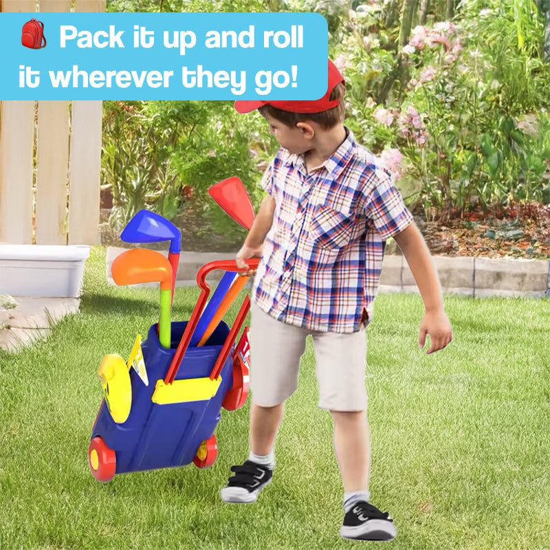 Complete Junior Golf Set for Indoor and Outdoor Practice and Play
