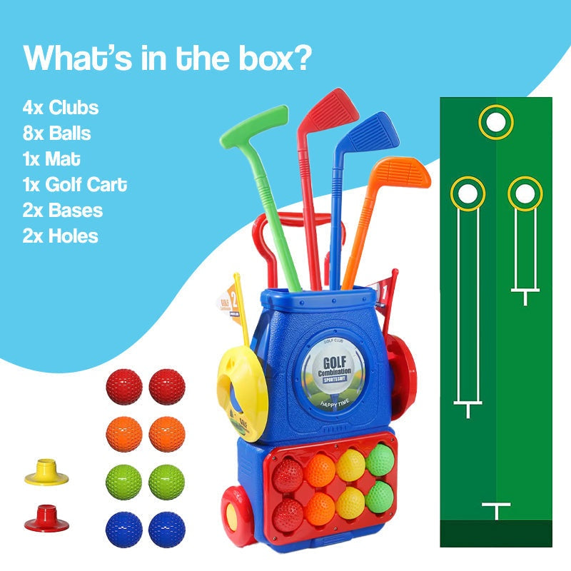 Complete Junior Golf Set for Indoor and Outdoor Practice and Play