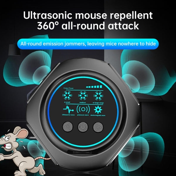 Ultrasonic Rodent Repeller | Indoor/Outdoor Mouse & Rat Plug-In