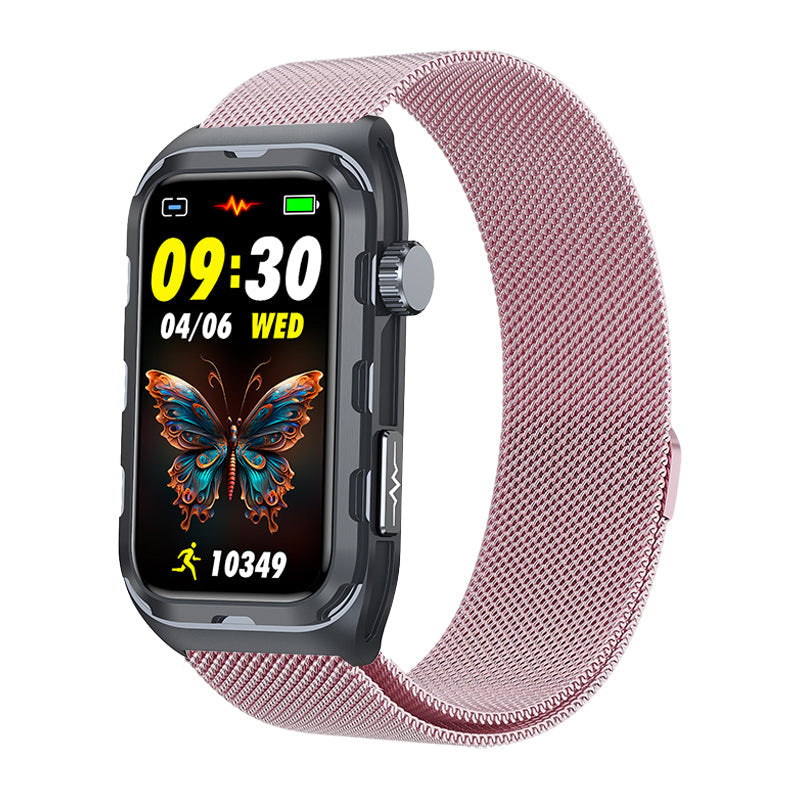 PulsuTrack | ECG/EKG, Blood Pressure, Blood Sugar, and Heart Rate Monitoring Smart Health Bracelet