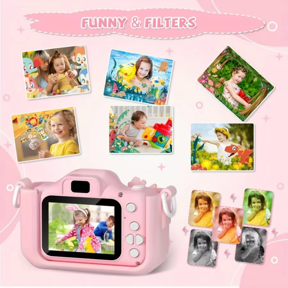Unicorn HD Kids Camera with 32GB Rechargeable Battery | Capture Awesome Photos and Videos