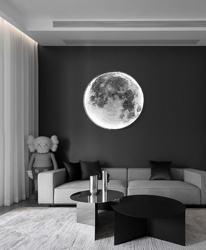 Luna | Realistic 3D Printed Lunar Night Light