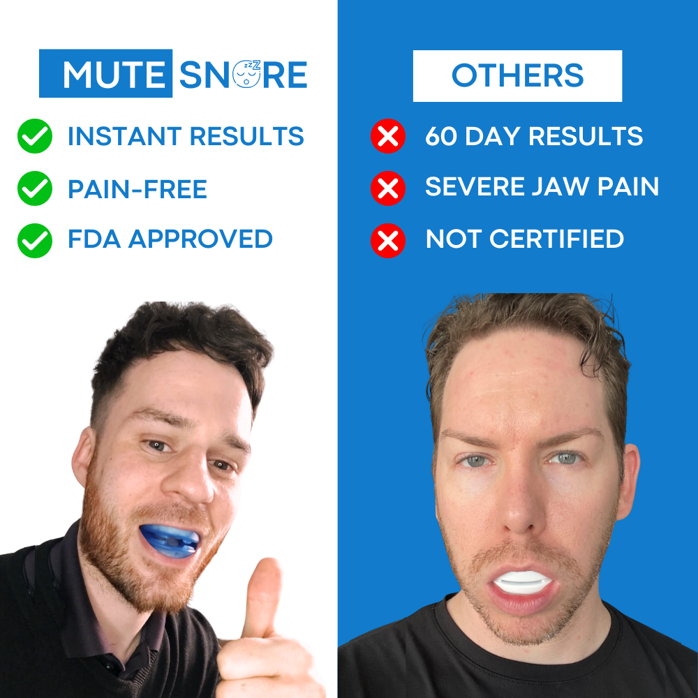 Adjustable Anti-Snoring Mouthpiece for Quiet, Restful Sleep